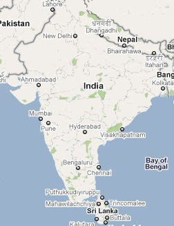 map of india