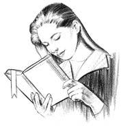 woman reading bible